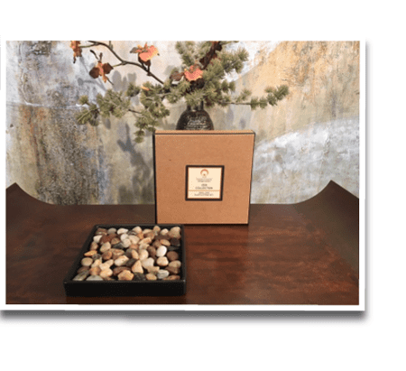 ZEN Collection Small Plate & Stone Set